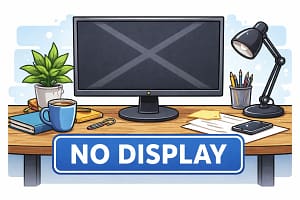 desktop no display trouble shooting  steps by step 2026