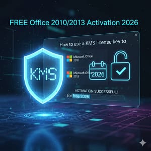 How to use a KMS license key to activate Office 2010/2013 for free 2026